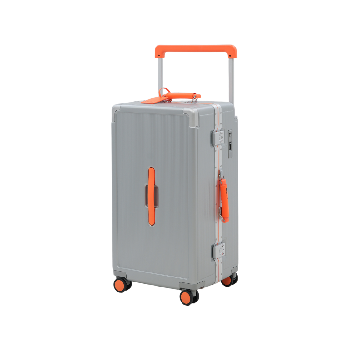 디커빈 엣지 V2 28인치 캐리어 특대형 실버 오렌지(D.CURVIN Edge V2 28" Extra Large Check-in Suitcase Silver Orange)