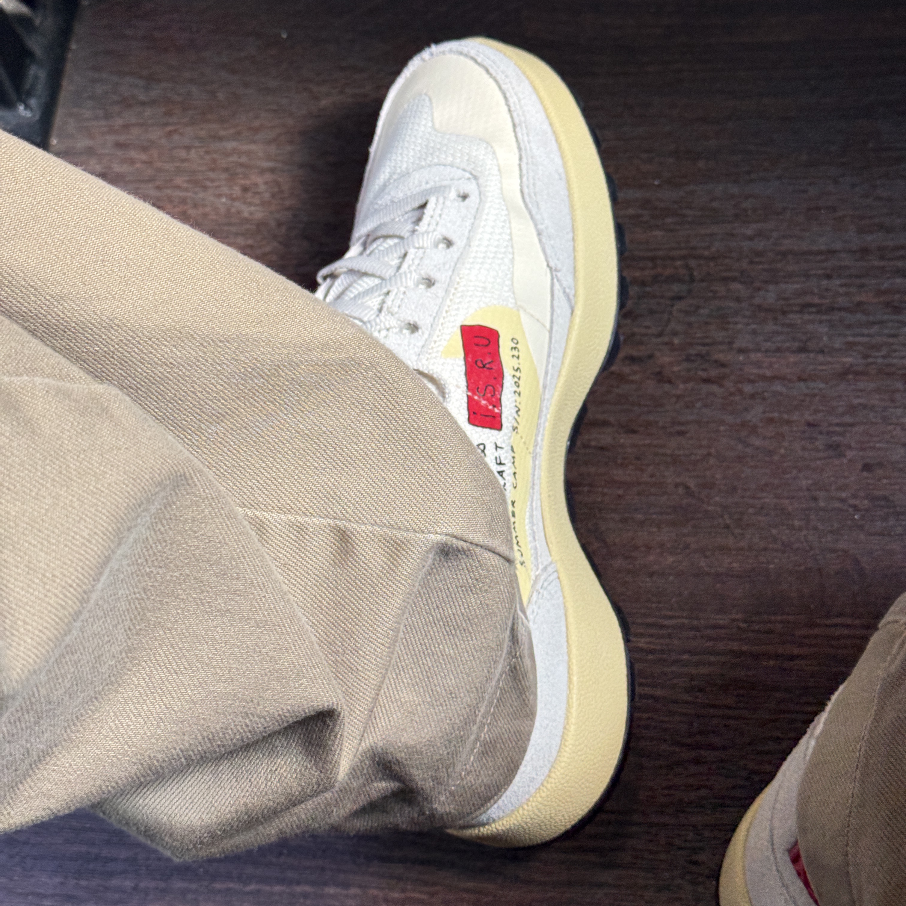 Nike x Tom Sachs General Purpose Shoe Grey Yellow 착용 스타일 - 2