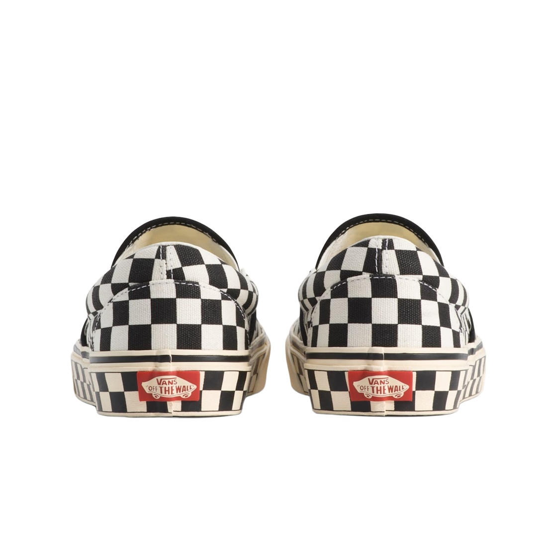 반스 클래식 슬립온 체커보드 블랙 마쉬멜로우(Vans Classic Slip-On Checkerboard Black Marshmallow) - 2