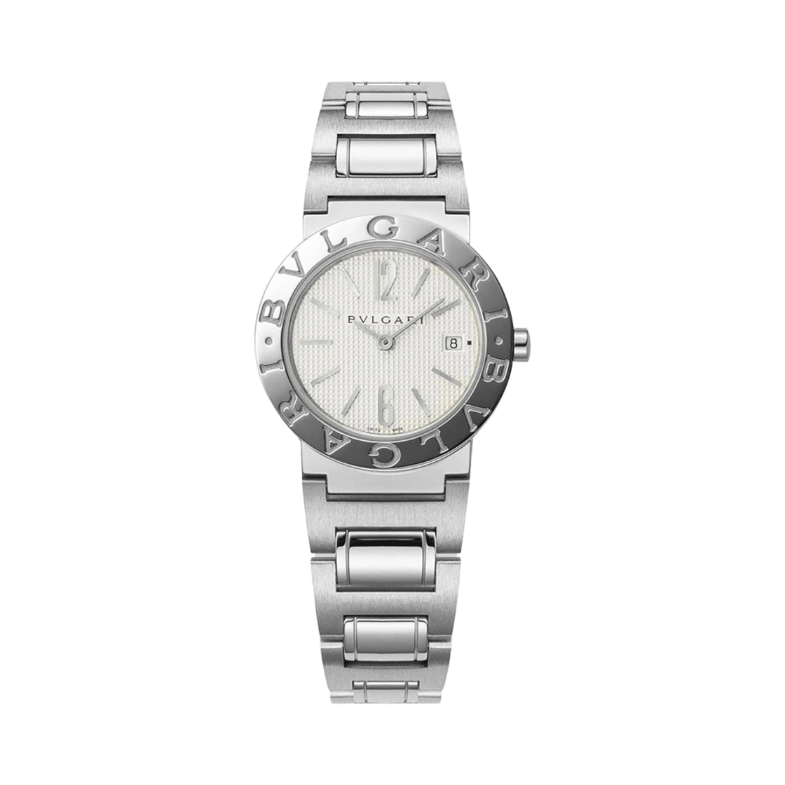 [15% 쿠폰] (W) 불가리 쿼츠 26mm 스테인리스 스틸 화이트 실버([15% 쿠폰] (W) Bulgari Quartz 26mm Stainless Steel White Silver) - 2