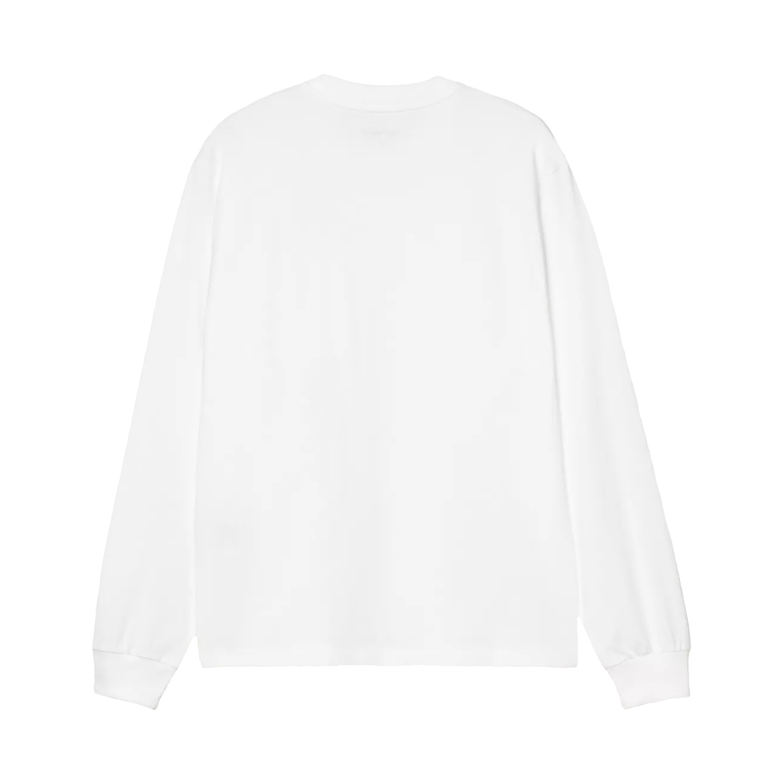 (W) 칼하트 WIP 롱슬리브 포켓 스몰 하트 티셔츠 화이트 레드((W) Carhartt WIP L/S Pocket Small Heart T-Shirt White Red) - 2
