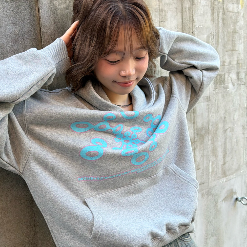 아모우 마이토시스 후디 그레이(AMOU Mitosis Hoodie Gray) - 5
