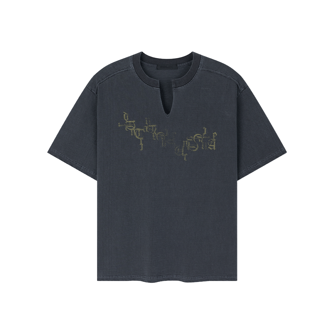 엔드릭스 이로드 워시드 티셔츠 더스트 블루(EDLIX Erode Washed T-Shirt Dust Blue)