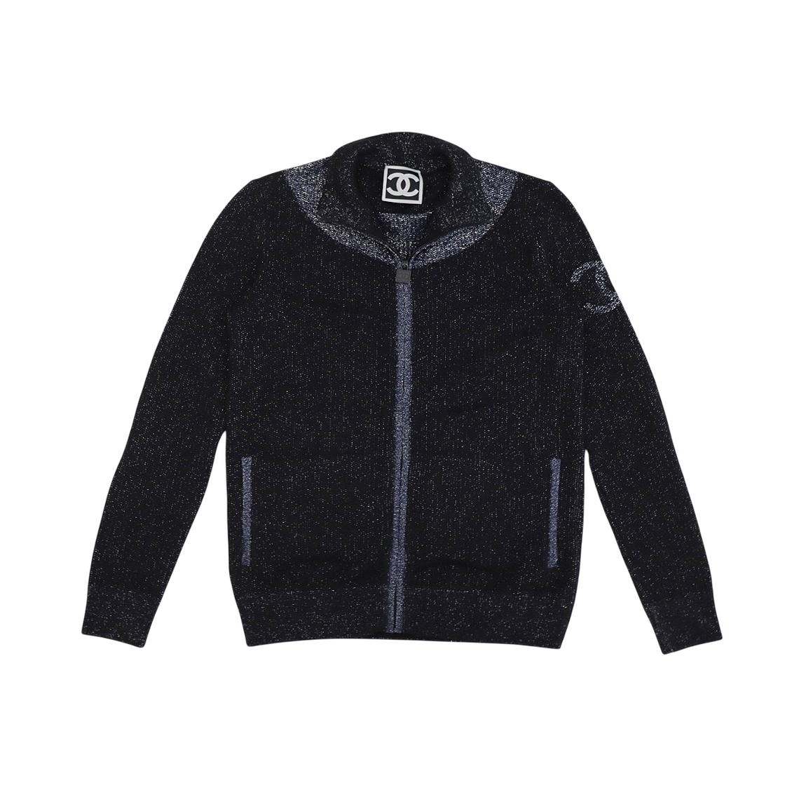 ITJ6SU47U628 Chanel Wool Cashmere Zip Up Knit C-C63637