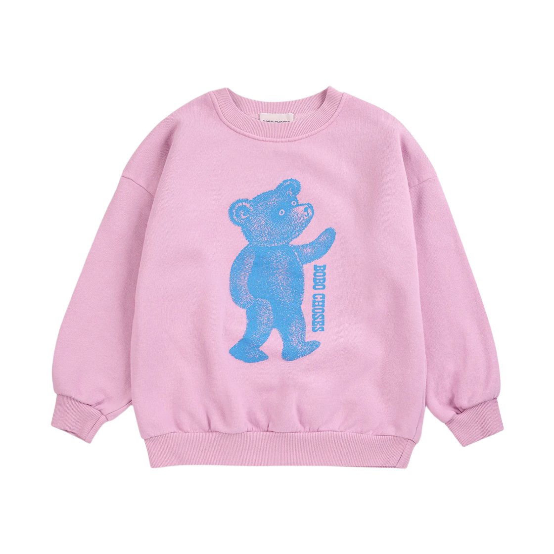 (키즈) 보보쇼즈 소프트포 몬스터 스웨트셔츠 핑크((Kids) Bobo Choses Softpaw Monster Sweatshirt Pink)