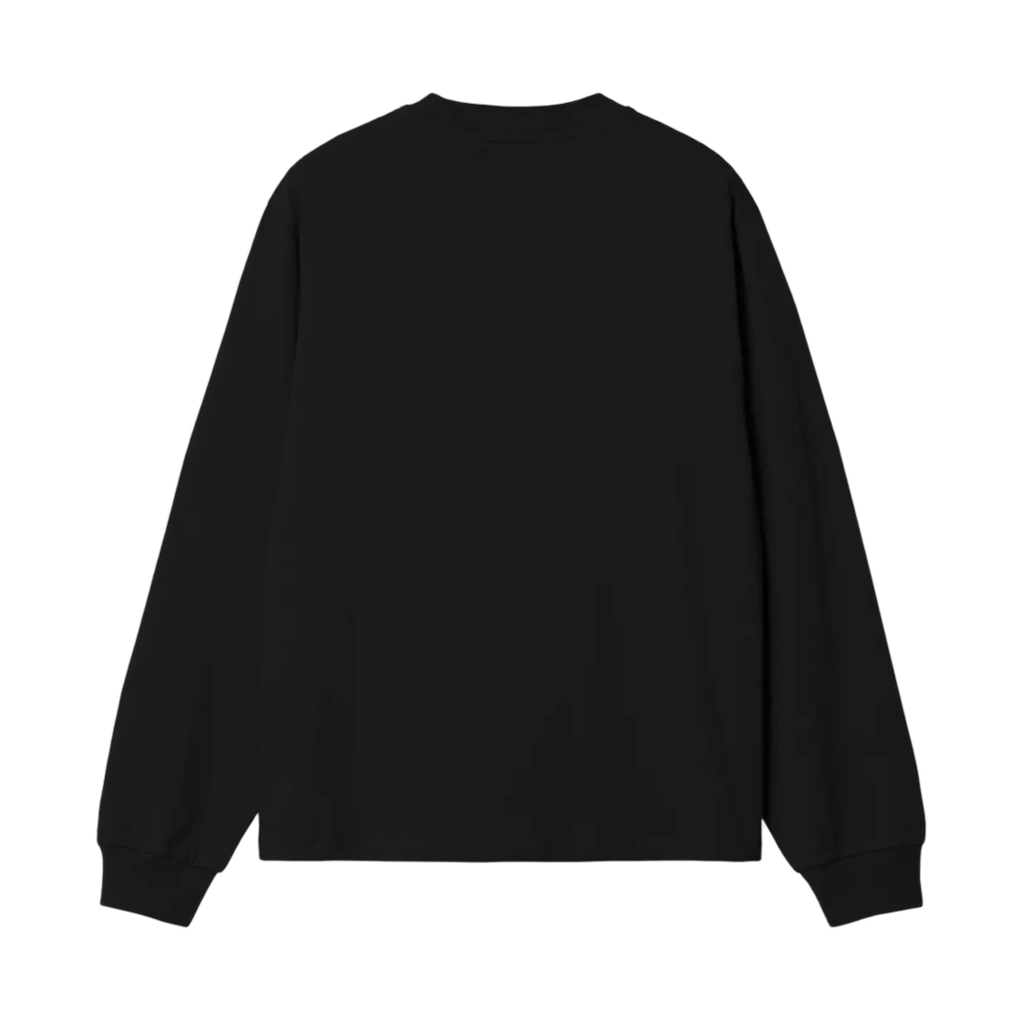 (W) 칼하트 WIP 롱슬리브 포켓 스몰 하트 티셔츠 블랙((W) Carhartt WIP L/S Pocket Small Heart T-Shirt Black) - 2