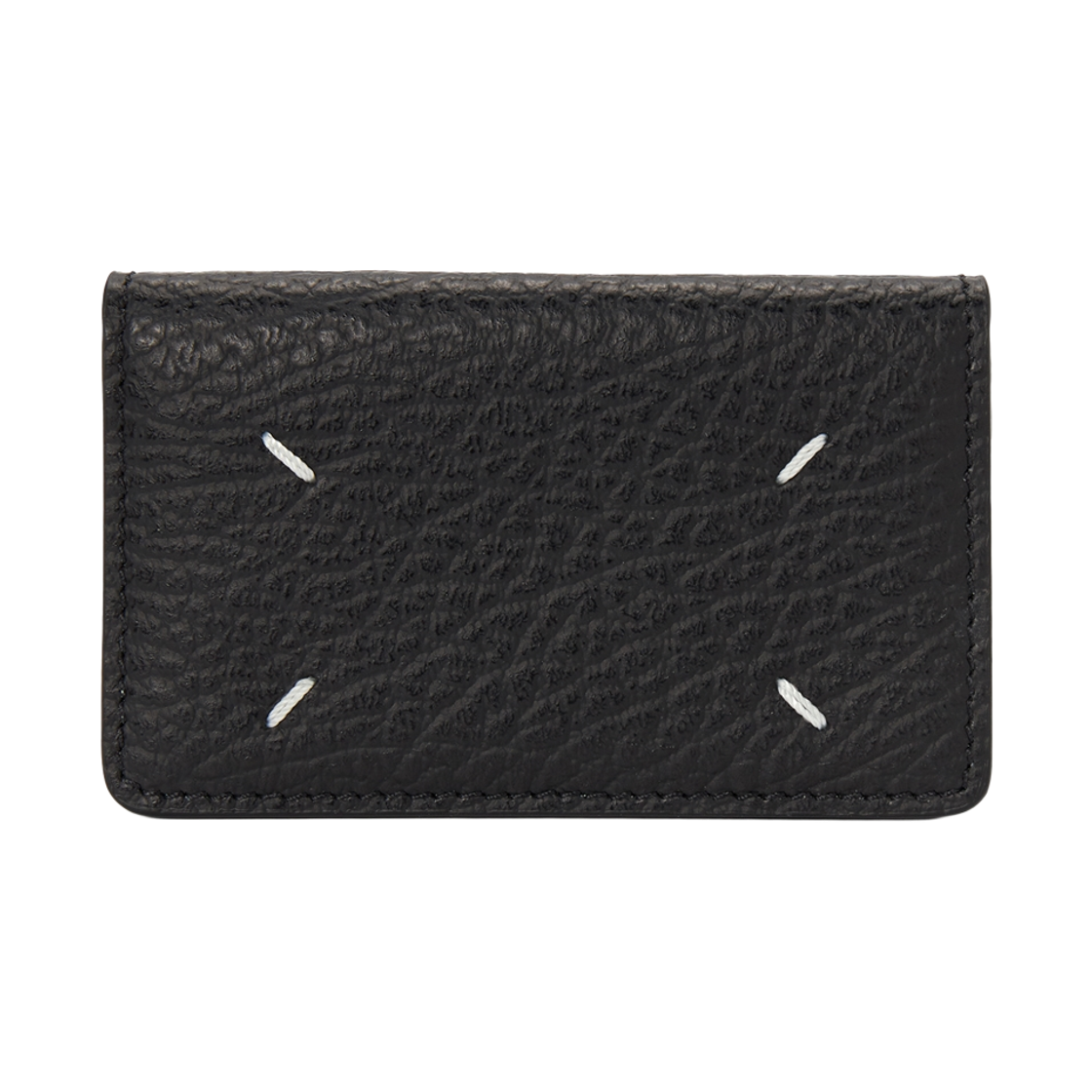 [25% 쿠폰] 메종 마르지엘라 스티치 레더 플랩 카드 홀더 블랙([25% 쿠폰] Maison Margiela Stitch Leather Flap Card Holder Black) - 2