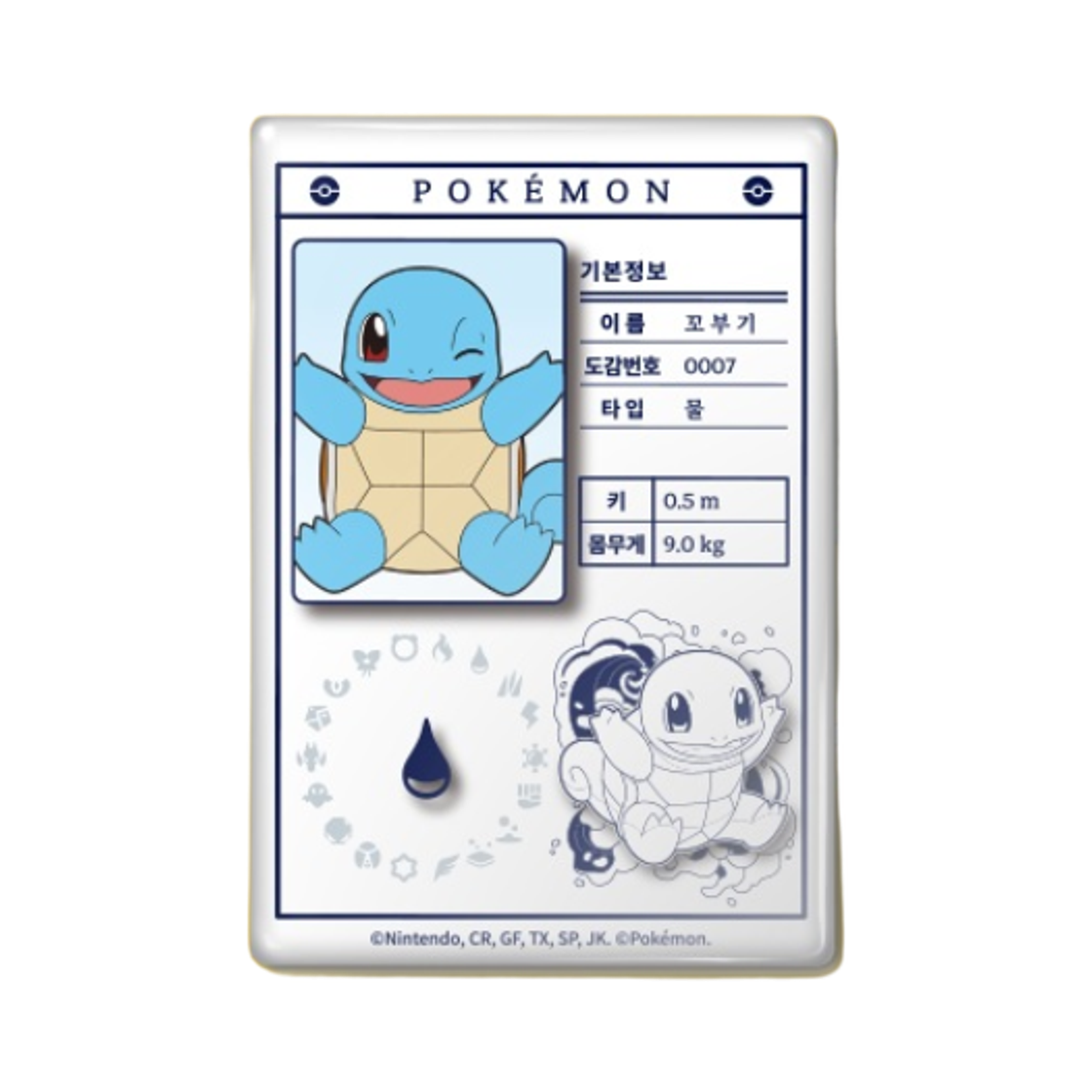 - Pokemon x Lotteria Pokemon Profile Random Magnet Squirtle (Opened)
