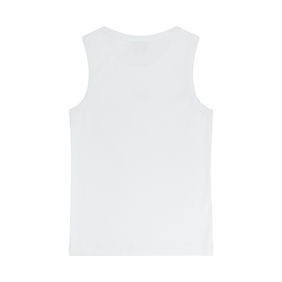 (W) 마리떼 프랑소와 저버 리본 클래식 로고 슬리브리스 화이트((W) Marithe Francois Girbaud Ribbon Classic Logo Sleeveless White) - 2