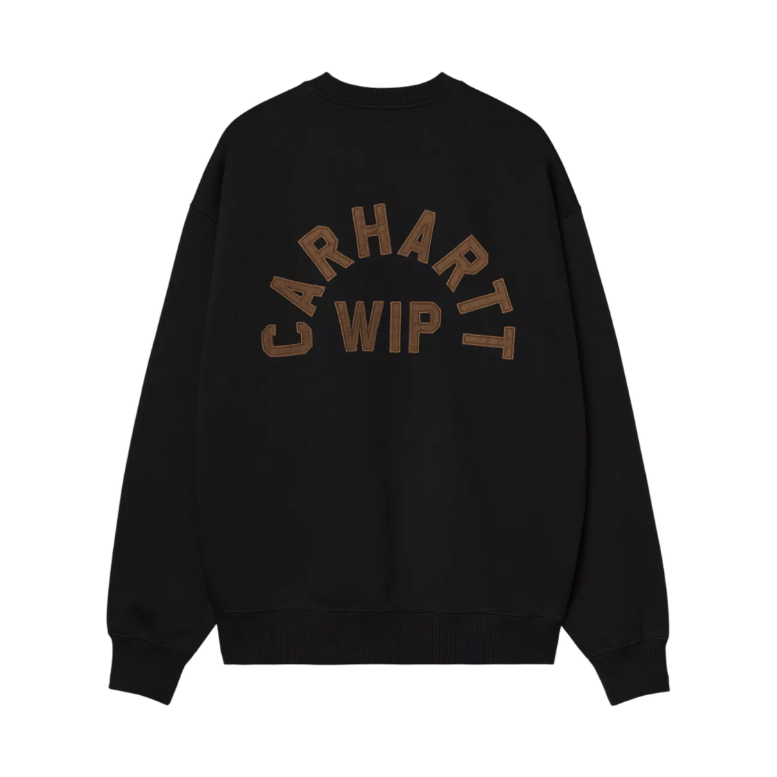 칼하트 WIP 아치 스크립트 스웨트 블랙 해밀턴 브라운(Carhartt WIP Arch Script Sweat Black Hamilton Brown) - 2