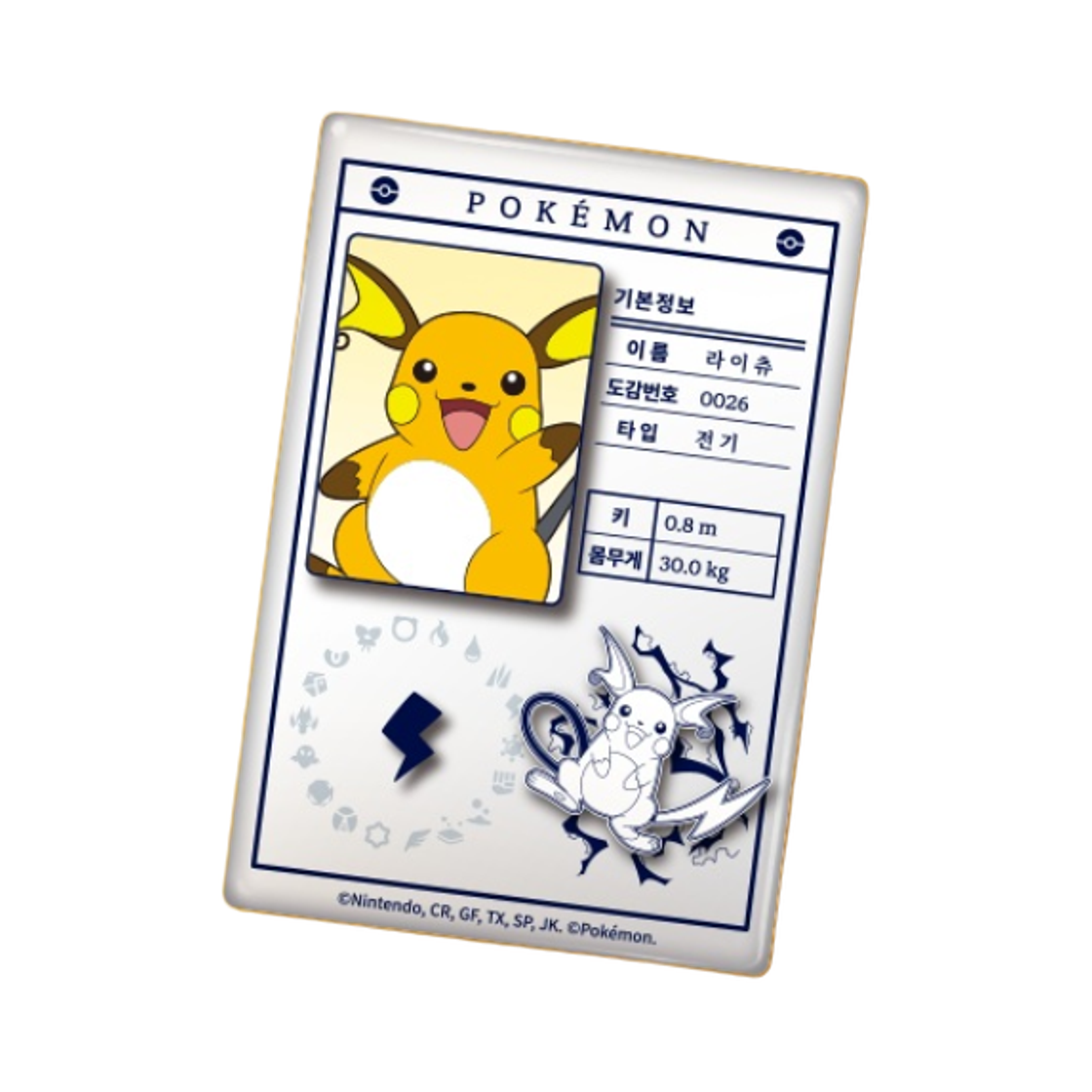 - Pokemon x Lotteria Pokemon Profile Random Magnet Raichu (Opened)