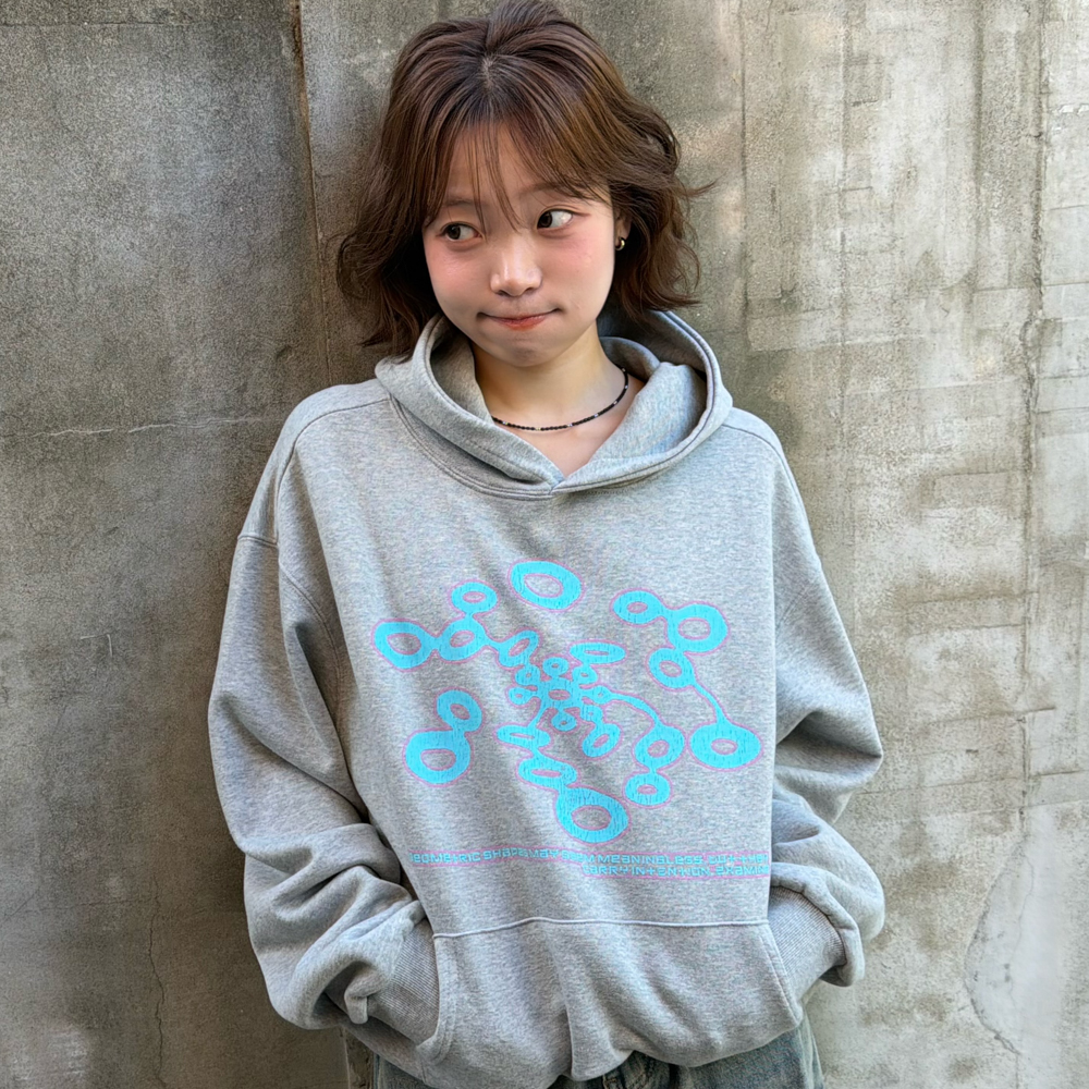 아모우 마이토시스 후디 그레이(AMOU Mitosis Hoodie Gray) - 4