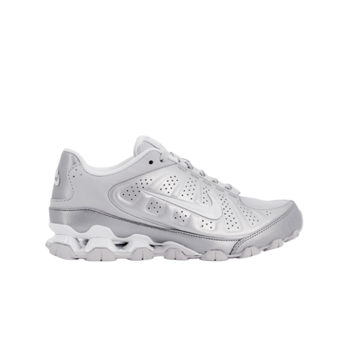 IR1458-005 (W) Nike Reax 8 NSW SL Metallic Silver Geyser Grey