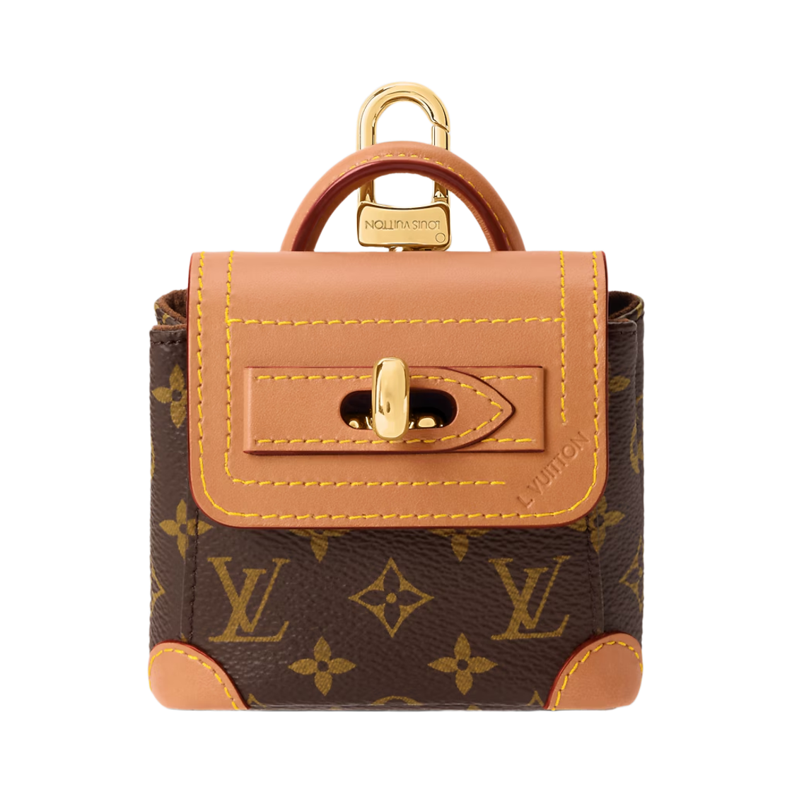 M04348 Louis Vuitton Mini Steamer Bag Charm Monogram