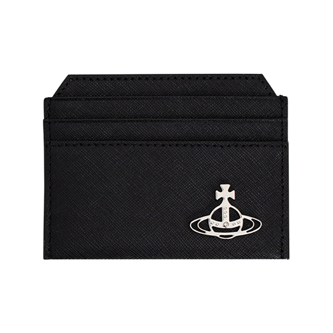 51110022 L001N N402 [25% 쿠폰] Vivienne Westwood Saffiano Slim Card Holder Black