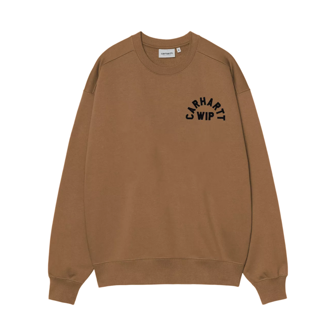 I037266-3YY-06 Carhartt WIP Arch Script Sweat Wip H Brown Black