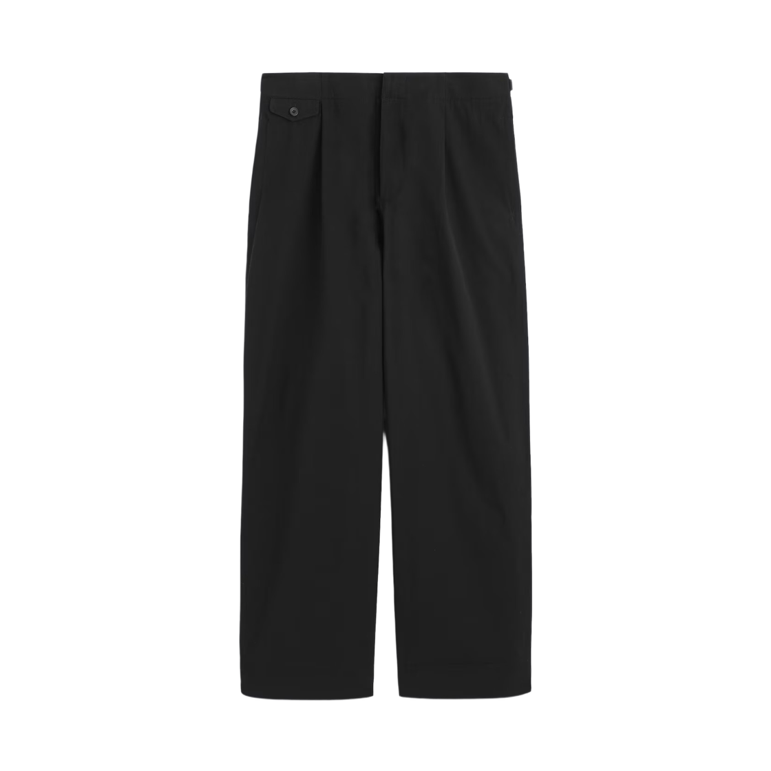 코스 포켓 디테일 릴렉스드 핏 와이드 레그 팬츠 블랙(COS Pocket Detail Relaxed Fit Wide Leg Pants Black)