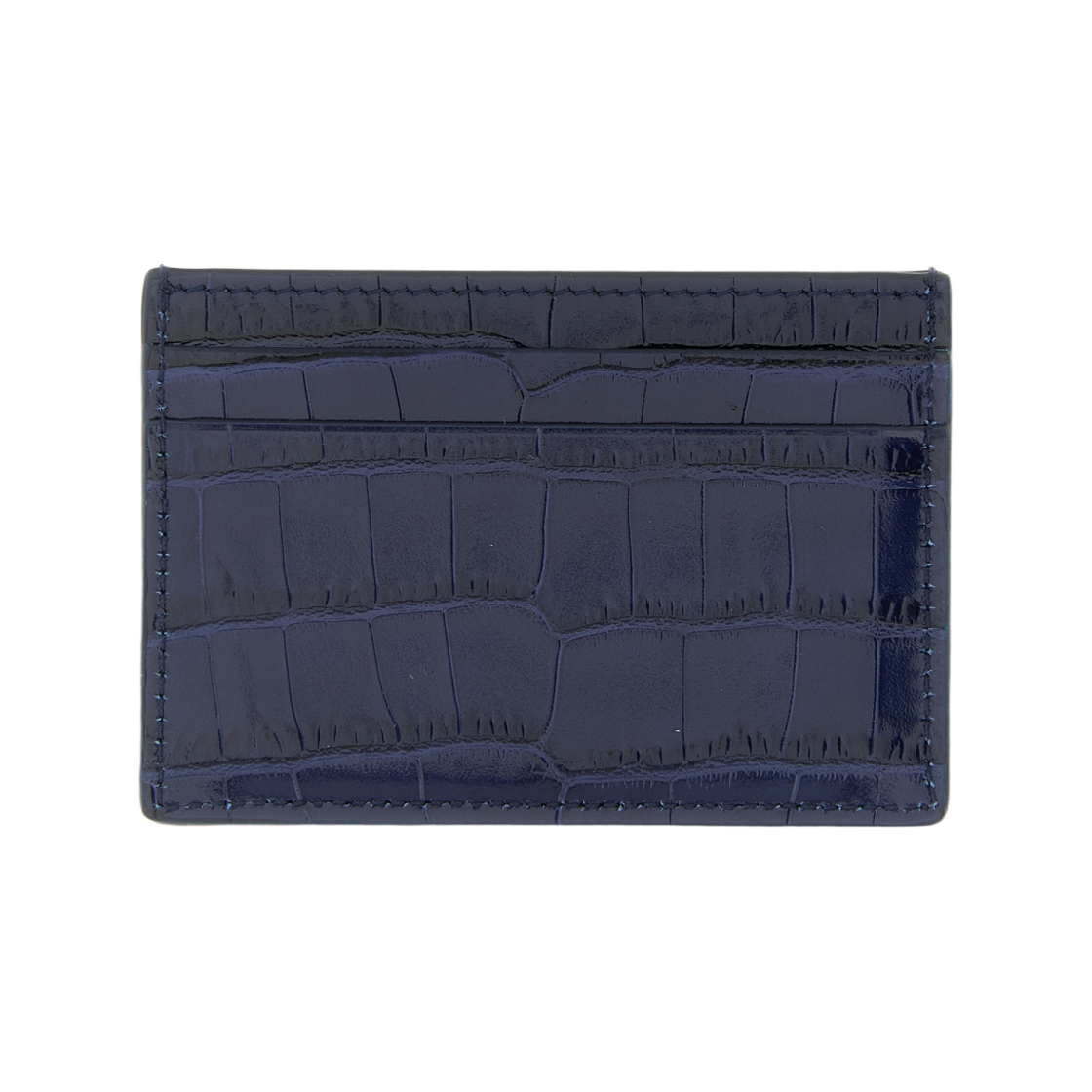 톰포드 크로커다일 카드 홀더 블루(Tom Ford Crocodile Card Holder Blue) - 2
