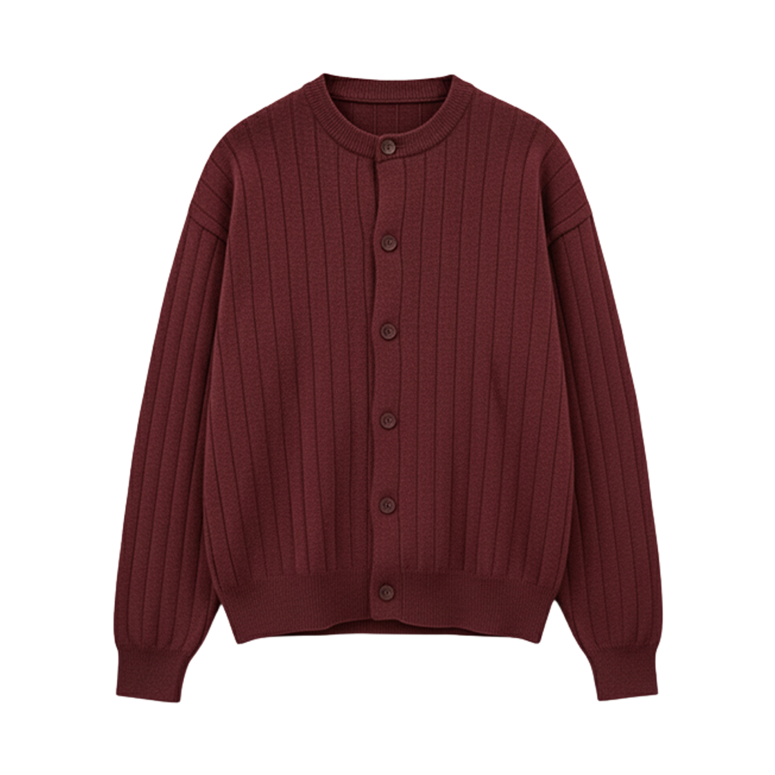 GC올더골지가디건-버건디 GCLIP Soft Lip Crop Knit Cardigan Burgundy