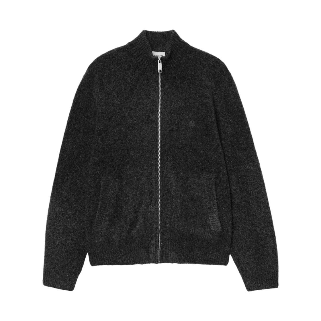 I037033-3Z8-XX Carhartt WIP Curtis Sweater Jacket Tangled Black