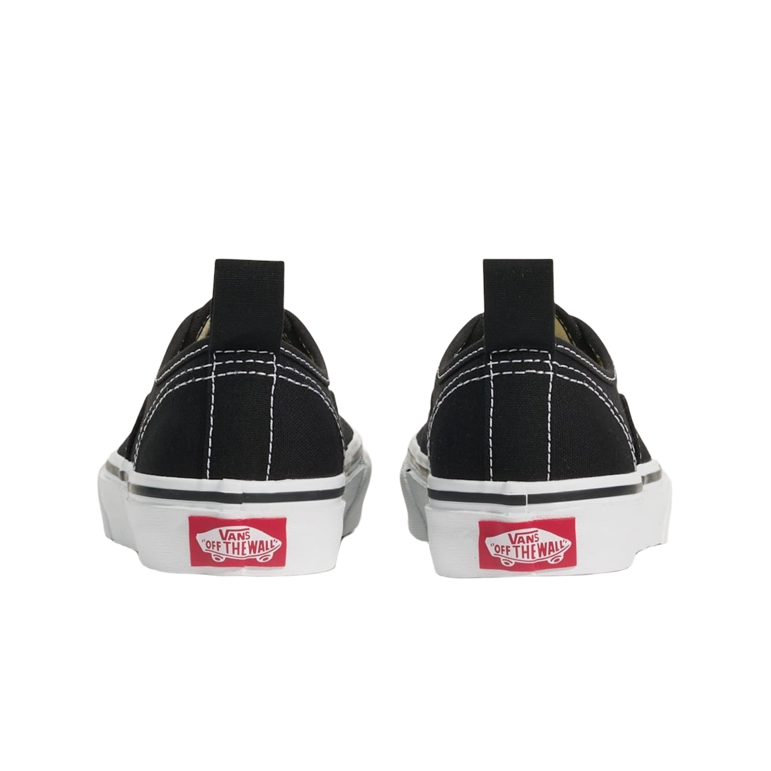(키즈) 반스 어센틱 엘라스틱 레이스 블랙((Kids) Vans Authentic Elastic Lace Black) - 2