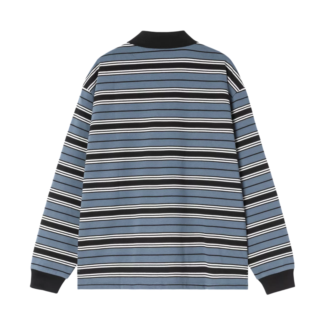 칼하트 WIP 롱슬리브 데빗 럭비 셔츠 데빗 스트라이프 아이스시트(Carhartt WIP L/S Devitt Rugby Shirt Devitt Stripe Icesheet) - 2