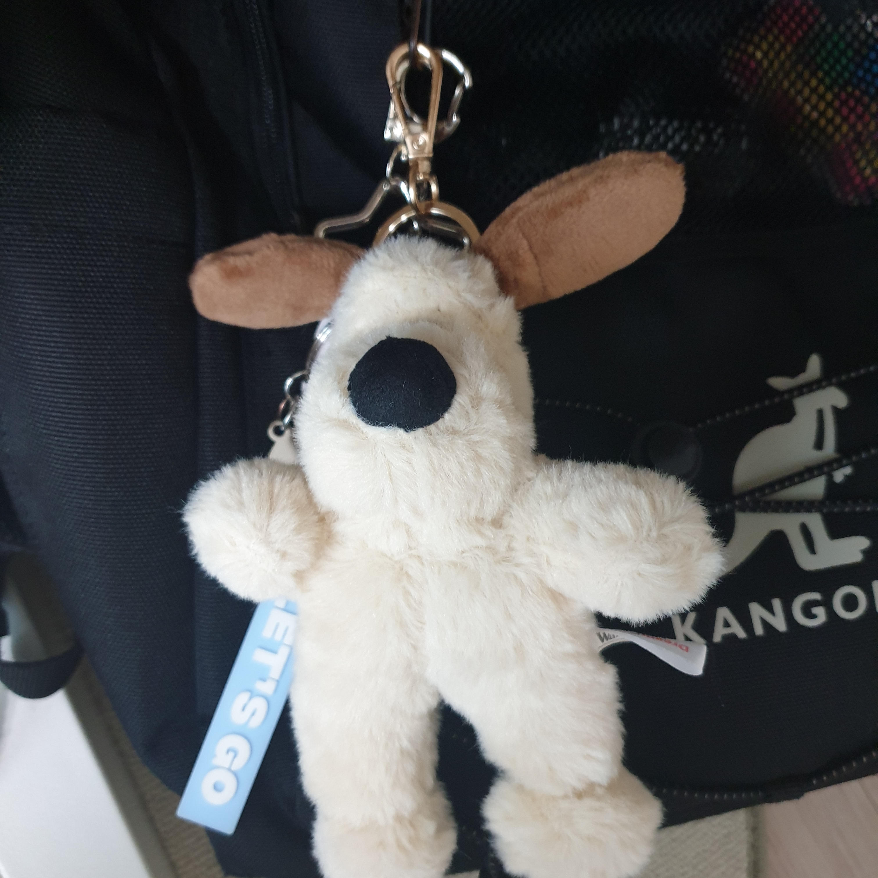 Dream C&C Wallace & Gromit Keyring Plush 16cm 착용 스타일