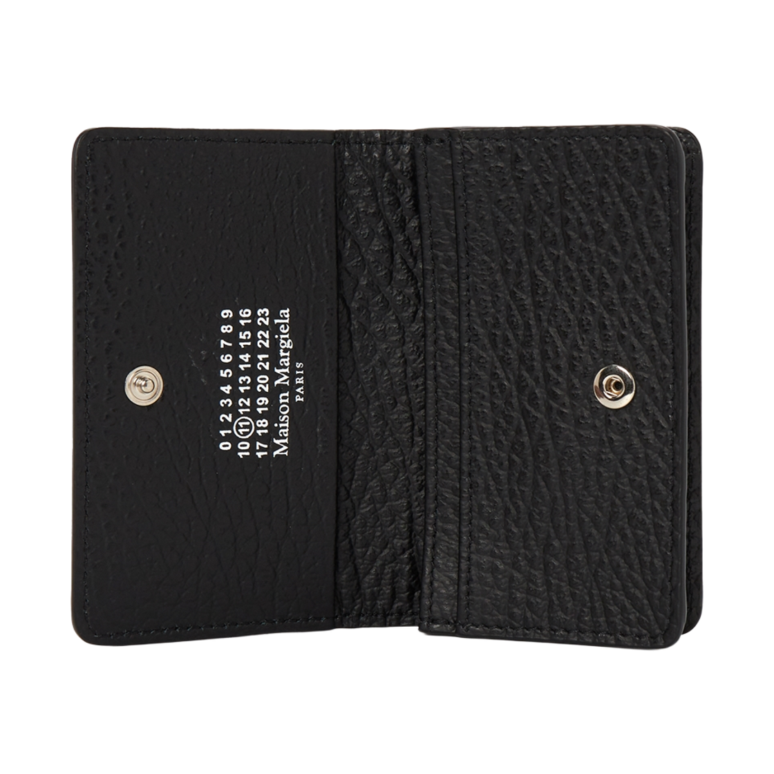 [25% 쿠폰] 메종 마르지엘라 스티치 레더 플랩 카드 홀더 블랙([25% 쿠폰] Maison Margiela Stitch Leather Flap Card Holder Black) - 5