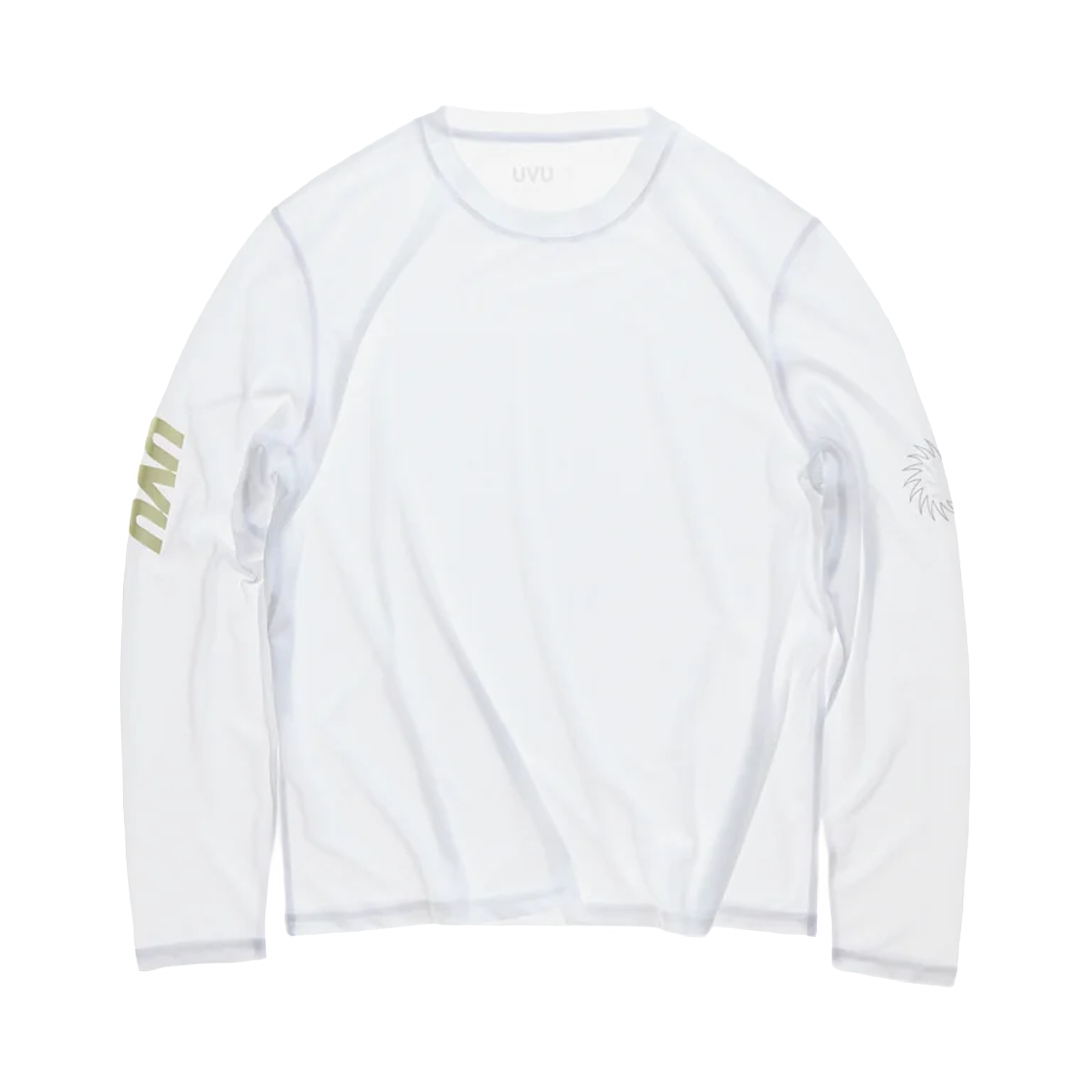 - UVU L/S Mesh Running Top White