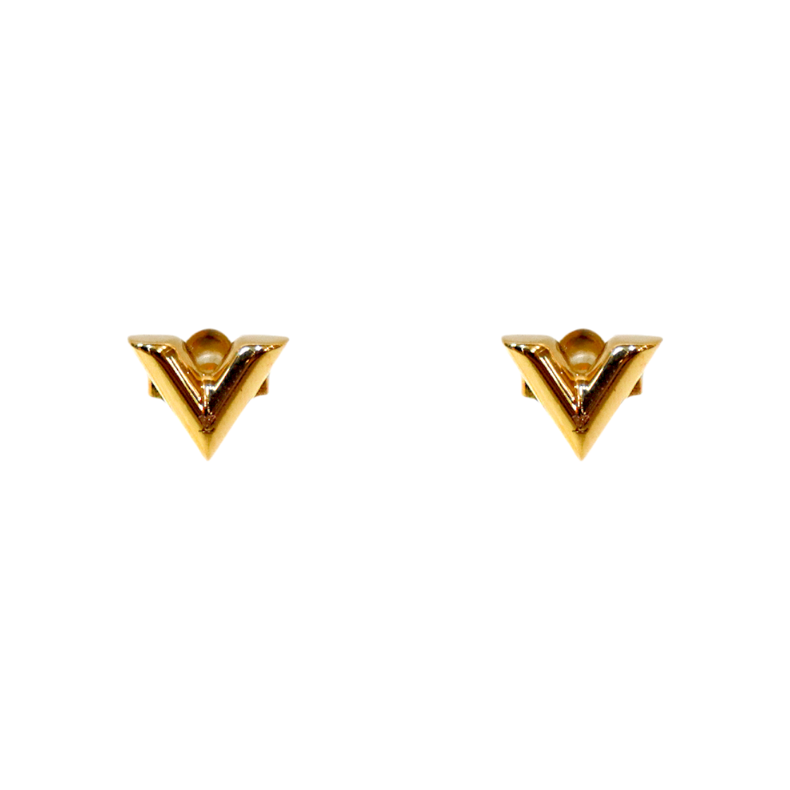 IT9QEA4DC357 Louis Vuitton Essential V Gold Earrings C-B62980