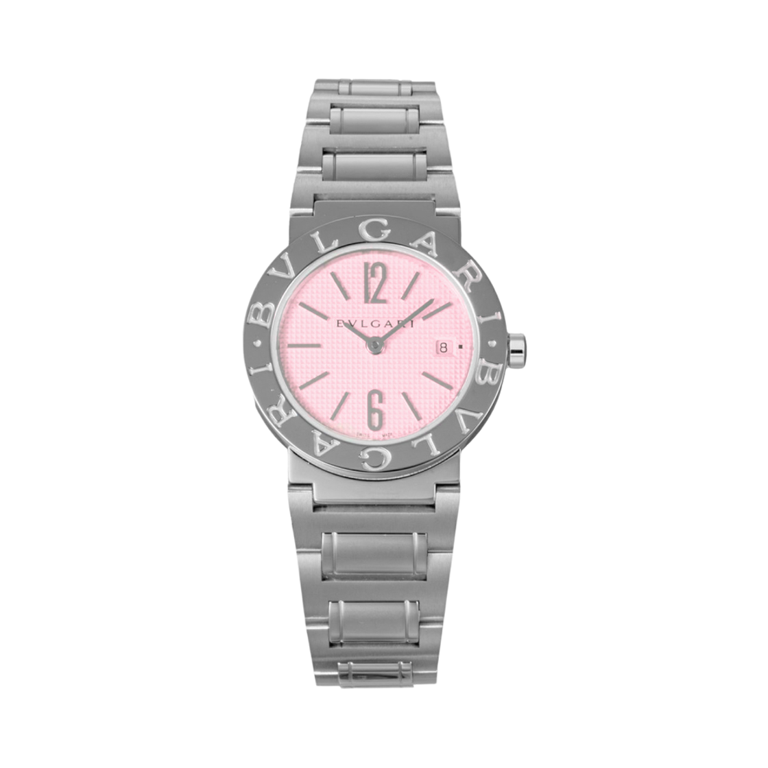 BB26C2SSD JA [25% 쿠폰] (W) Bulgari Quartz 26mm Stainless Steel Pink Sivler