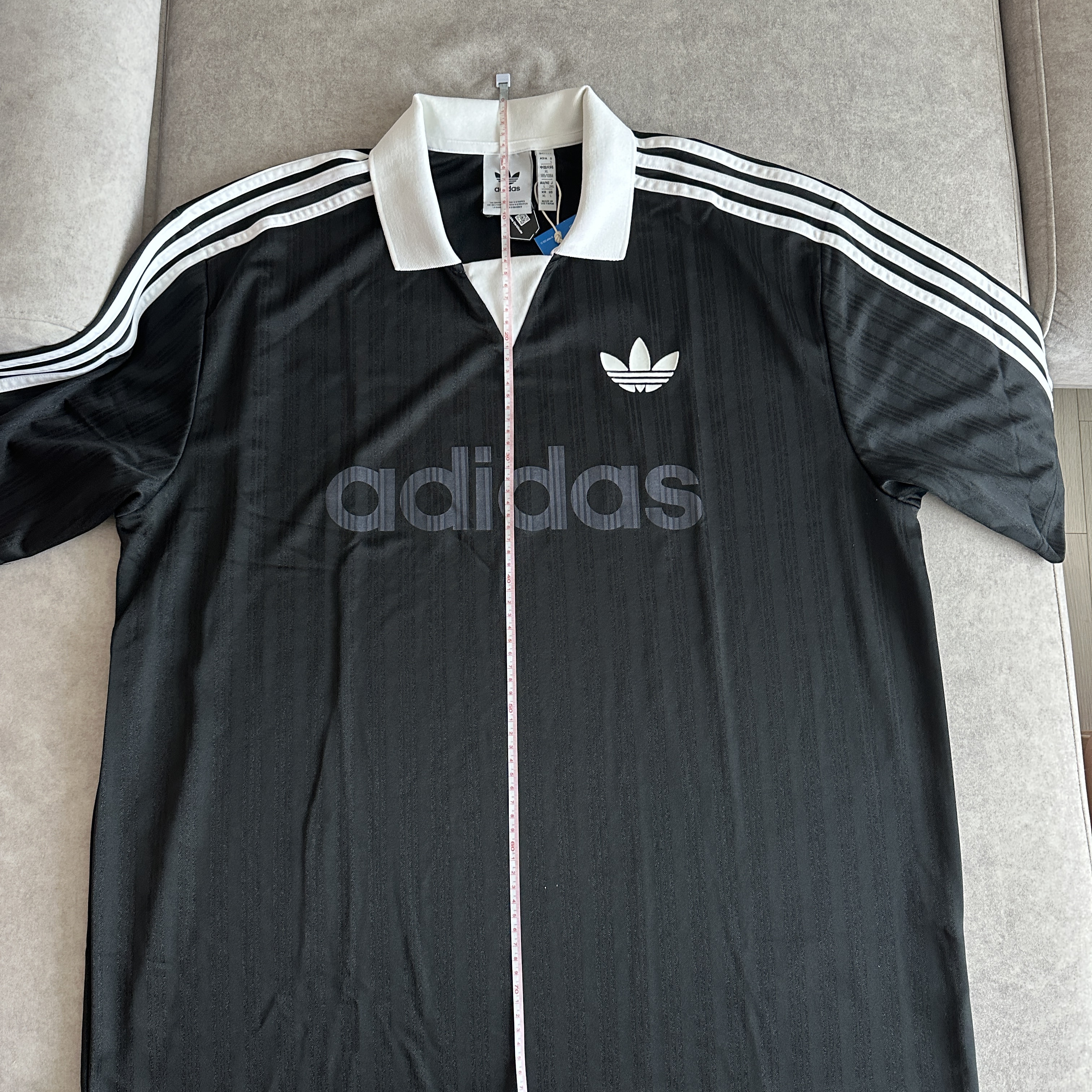 Adidas Originals Collared Goalie Top Black - KR Sizing 착용 스타일 - 3