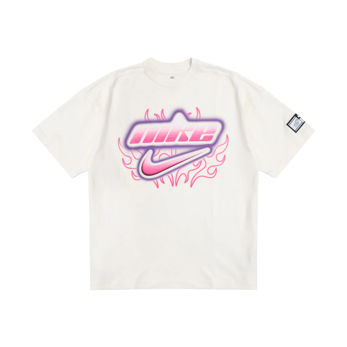 FZ1147-133 (W) Nike NSW Oversized Graphic T-Shirt Sail - Asia