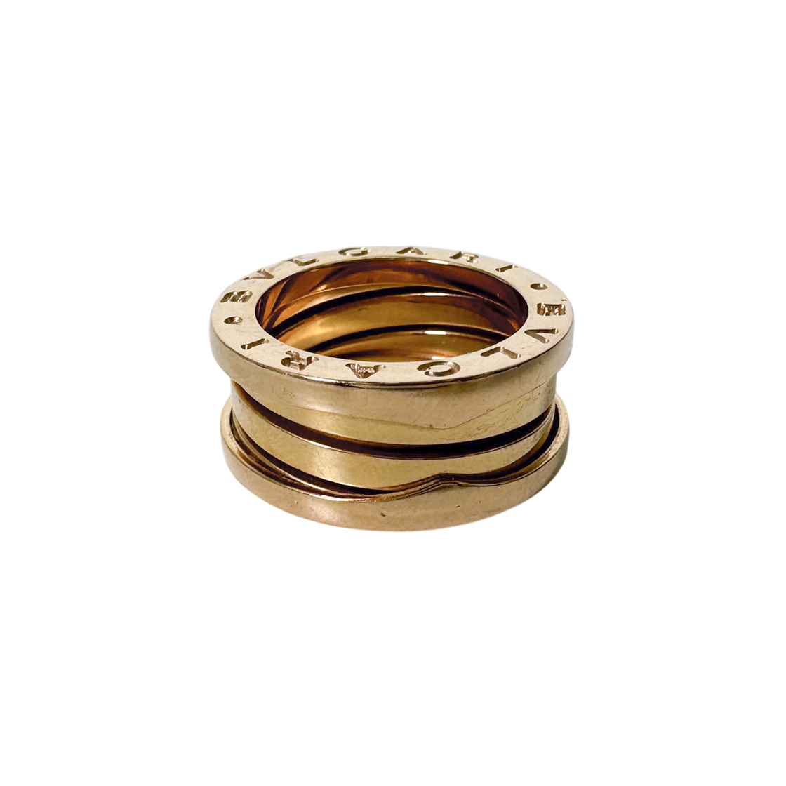ITK9DDVEFQ2H Bulgari 18K B.zero1 3 Band Ring Rose Gold