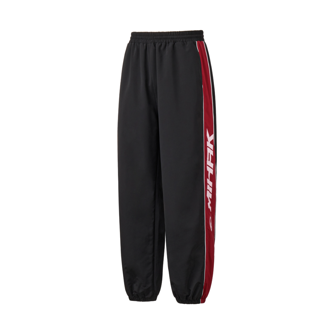 26SMP-1706BK MIHAK Color Block Track Jogger Pants Black