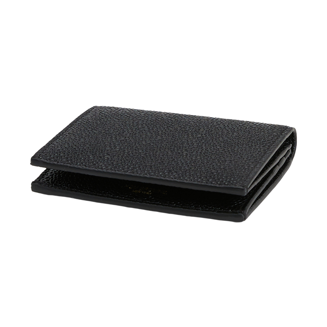[25% 쿠폰] 톰브라운 페블 그레인 레더 더블 카드 홀더 블랙([25% 쿠폰] Thom Browne Pebble Grained Leather Double Card Holder Black) - 5