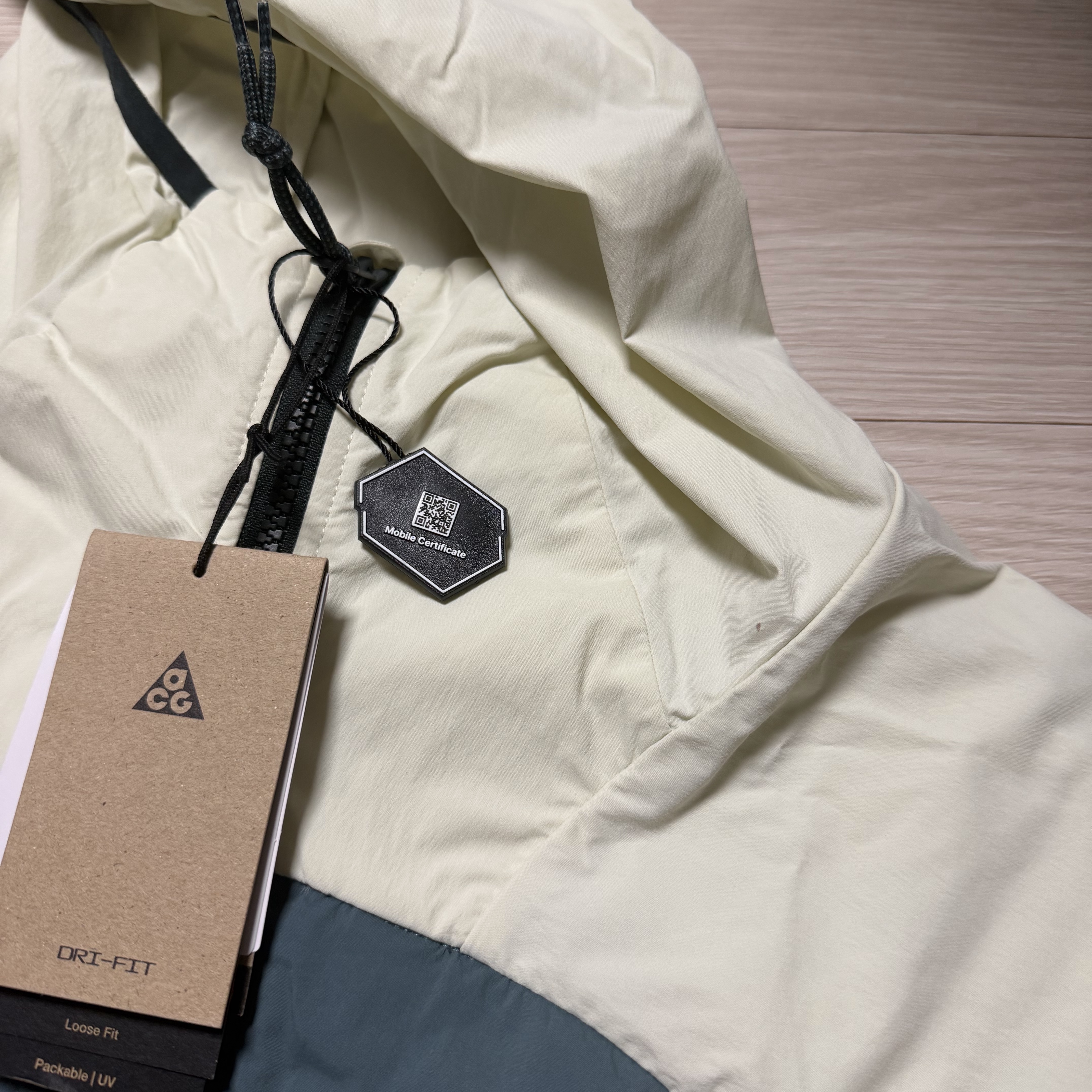 Nike ACG Five Towers UV Protection Jacket Sea Glass Black Spruce - Asia 착용 스타일