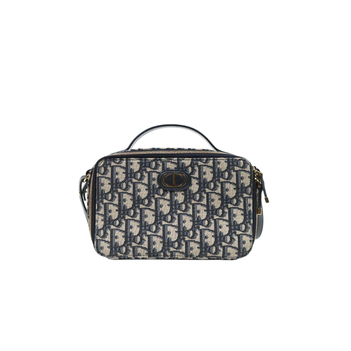 ITAHDI8B5B3G Dior Oblique Montaigne 30 Top Handle Crossbody Bag D-A63256