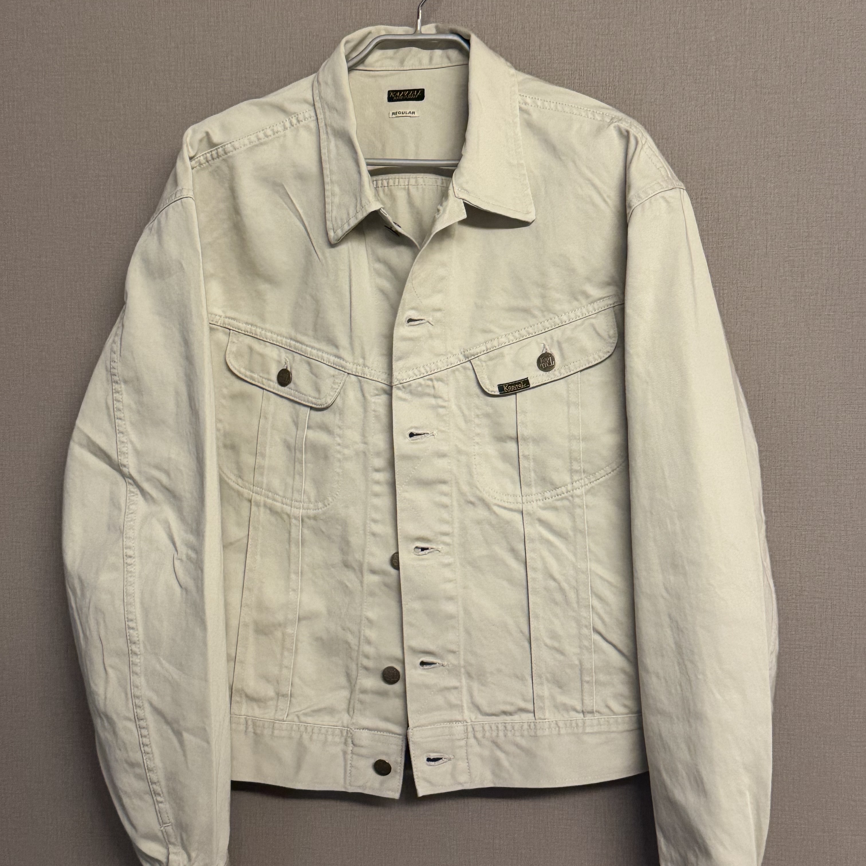 Kapital Vintage Satin Westerner Regular Natural 착용 스타일 - 2