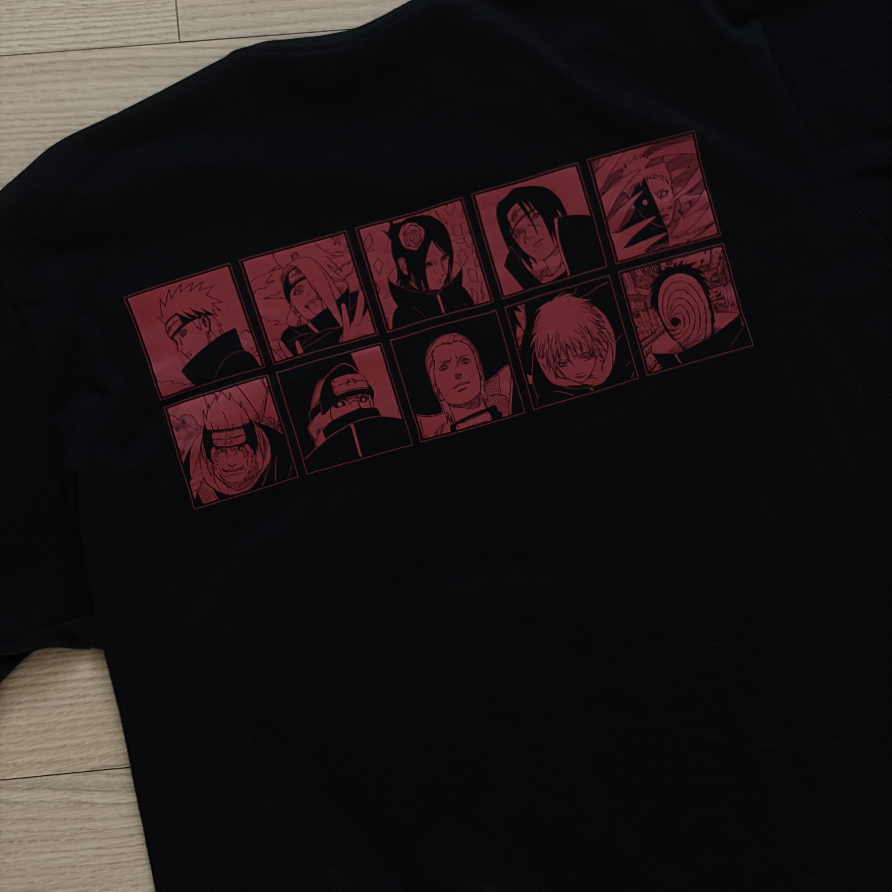 Uniqlo UT Shueisha 100th Anniversary Naruto T-Shirt Black 착용 스타일