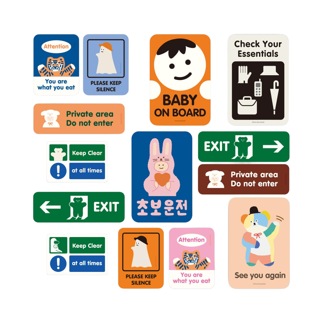 CBB 마그넷 사인 01 ( 10 Colors )(CBB Magnet sign 01 ( 10 Colors ))