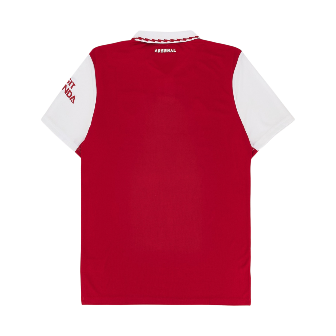 아디다스 아스널 2022/23 홈 저지 스칼렛 화이트 - US 사이즈 (논 마킹 버전)(Adidas Arsenal 2022/23 Home Jersey Scarlet White - US Sizing (Non Marking Ver.)) - 2
