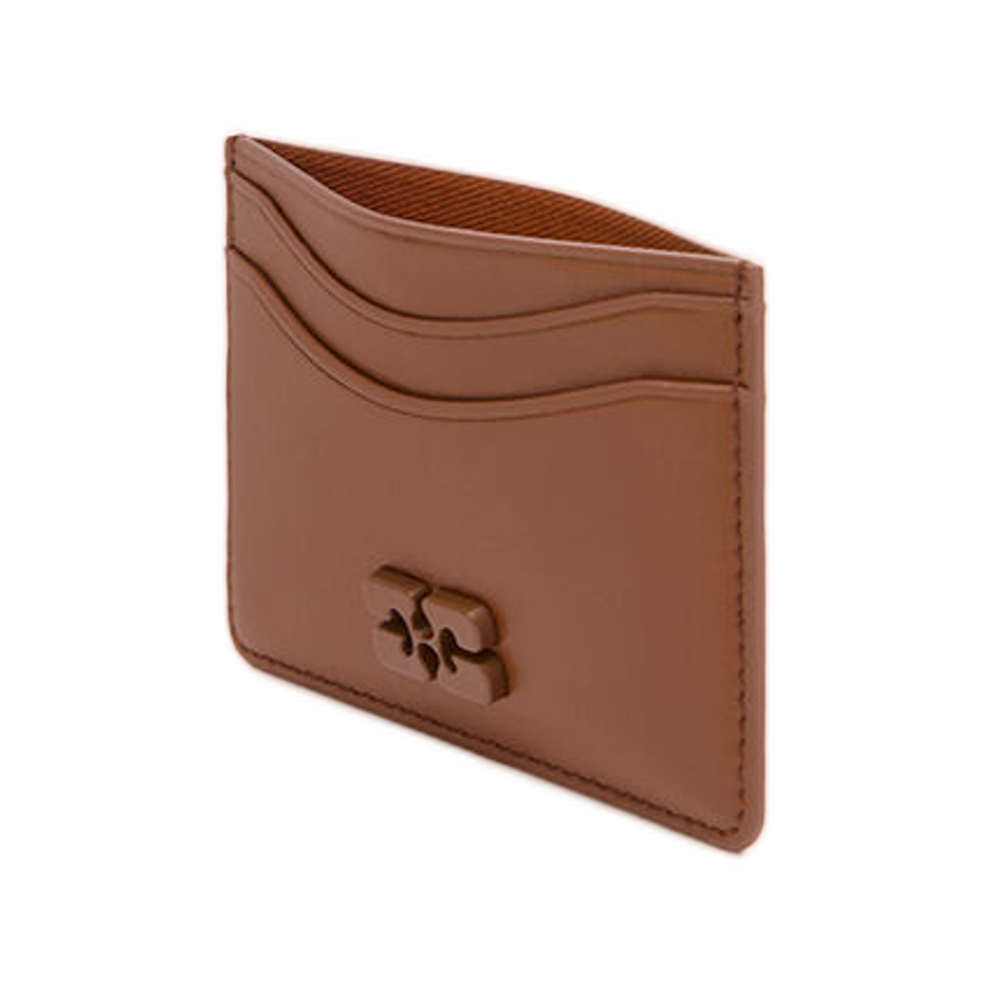 가니 보우 카드 홀더 브라운 소렐 홀스(Ganni Bou Card Holder in Brown Sorrel Horse) - 3