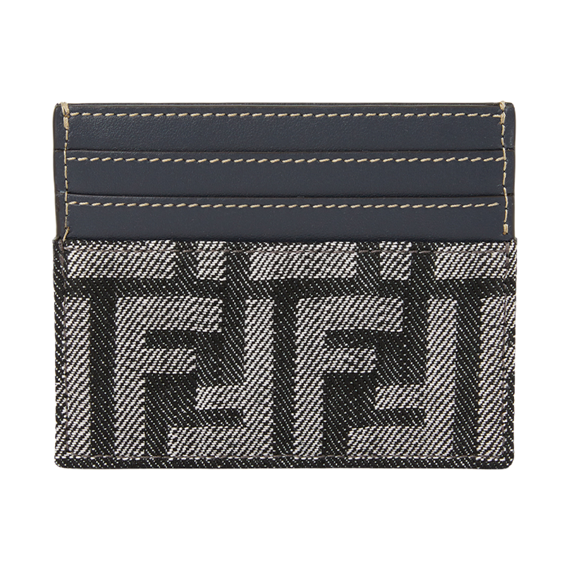 [25% 쿠폰] 펜디 바게트 카드 케이스 다크 블루([25% 쿠폰] Fendi Baguette Card Case Dark Blue) - 3