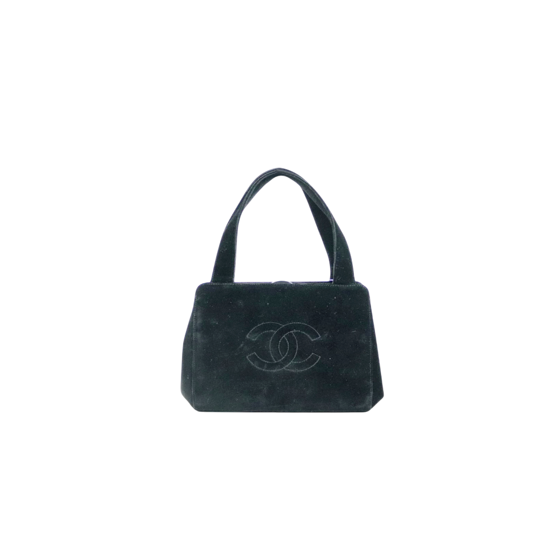 샤넬 블랙 벨벳 빅CC 숄더백 A-A62649(Chanel Black Velvet Big CC Shoulder Bag A-A62649)