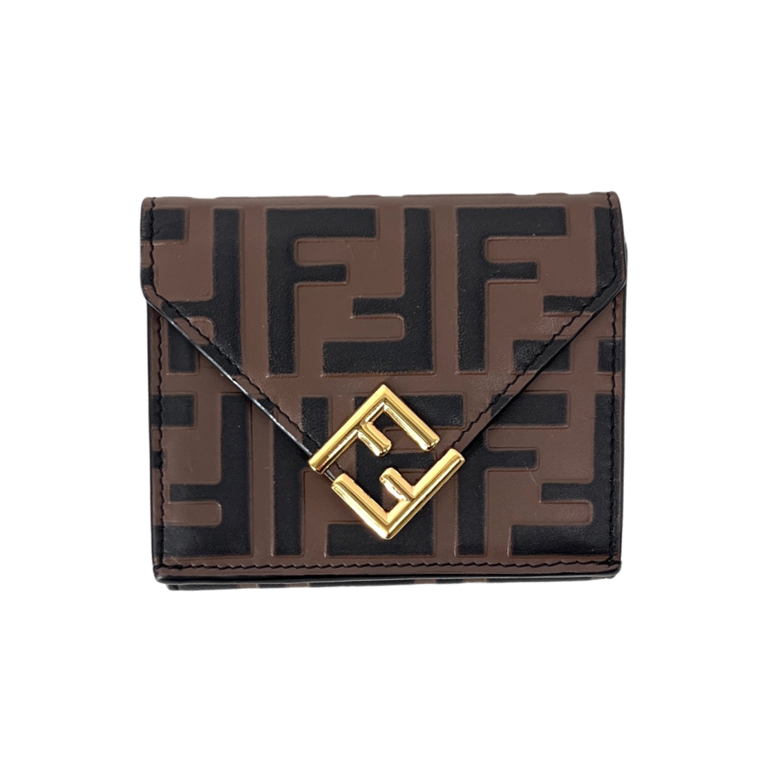 IT8HFRREIKOJ Fendi FF Diamond 3 Fold Wallet 8M0480