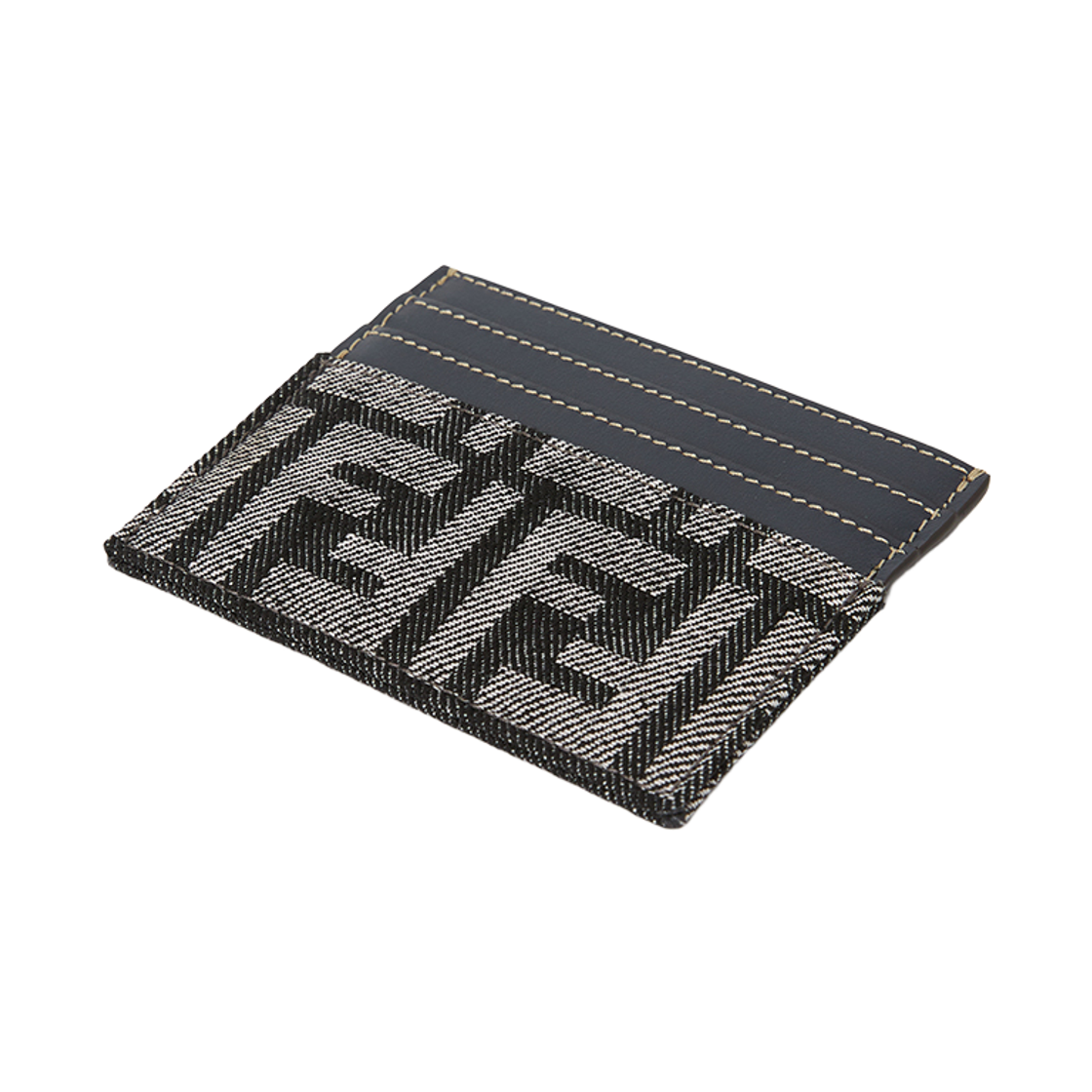 [25% 쿠폰] 펜디 바게트 카드 케이스 다크 블루([25% 쿠폰] Fendi Baguette Card Case Dark Blue) - 4