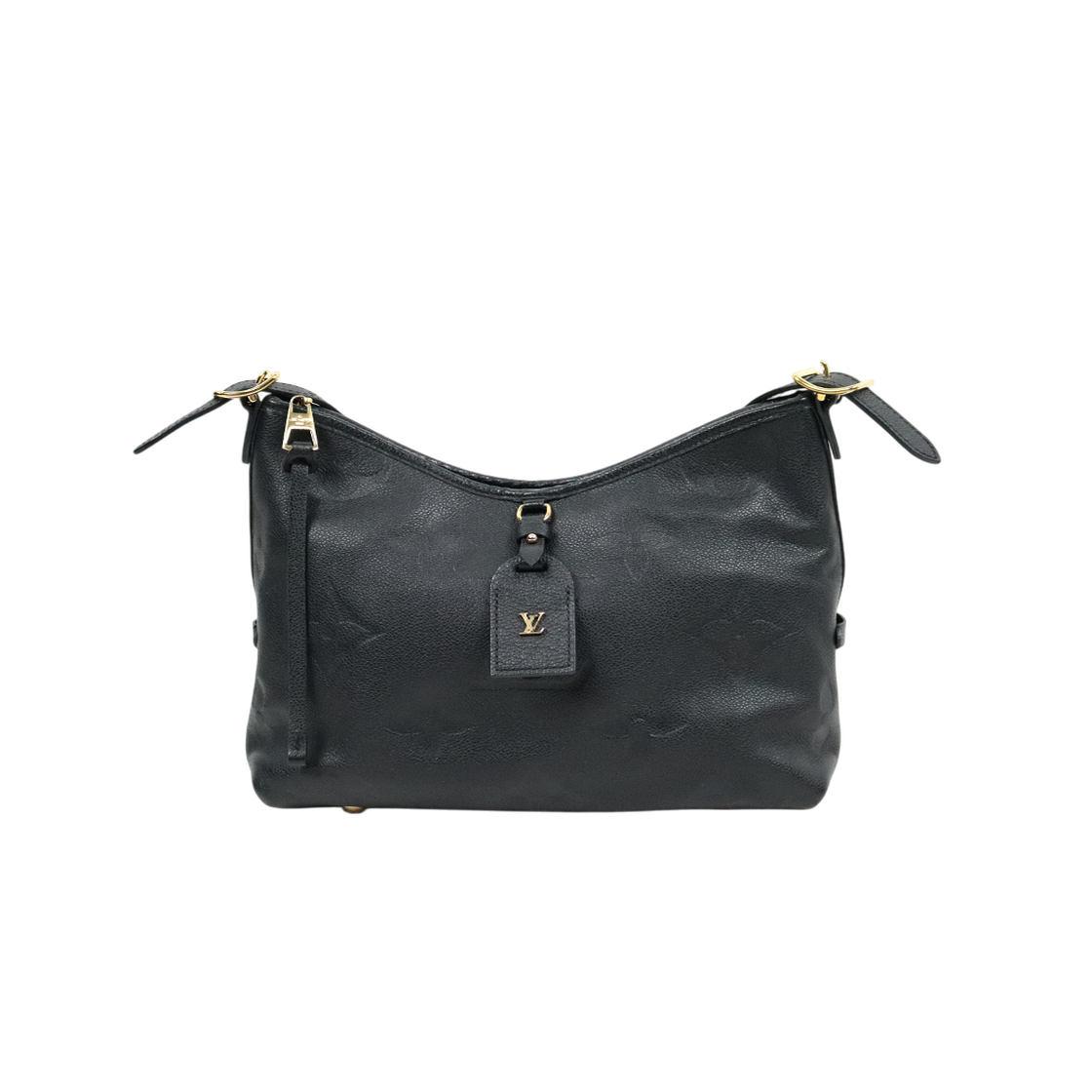 ITJIOWFR8777 Louis Vuitton Black Carryall Empreinte Hobo Bag A-A58424