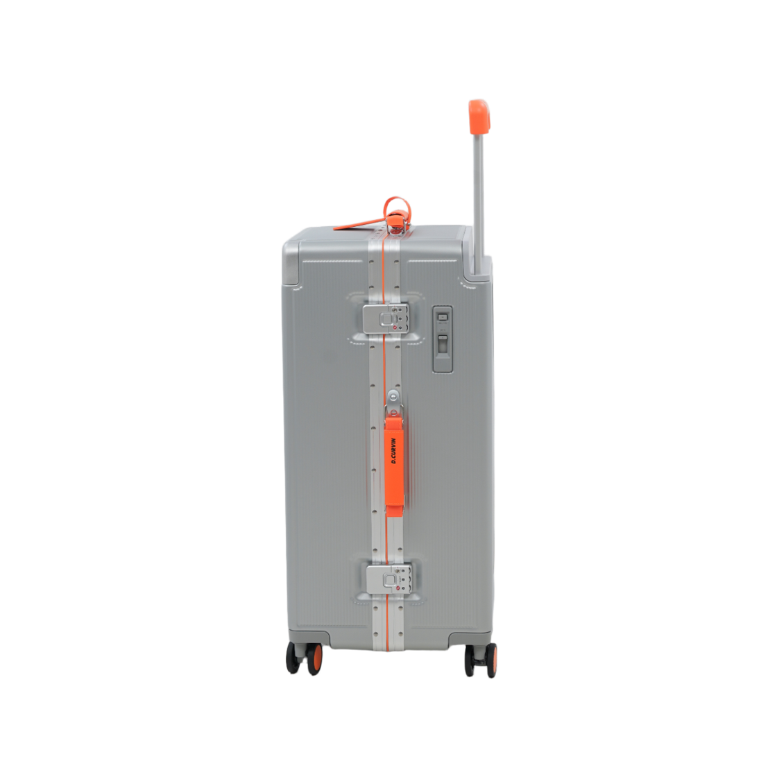 디커빈 엣지 V2 28인치 캐리어 특대형 실버 오렌지(D.CURVIN Edge V2 28" Extra Large Check-in Suitcase Silver Orange) - 2