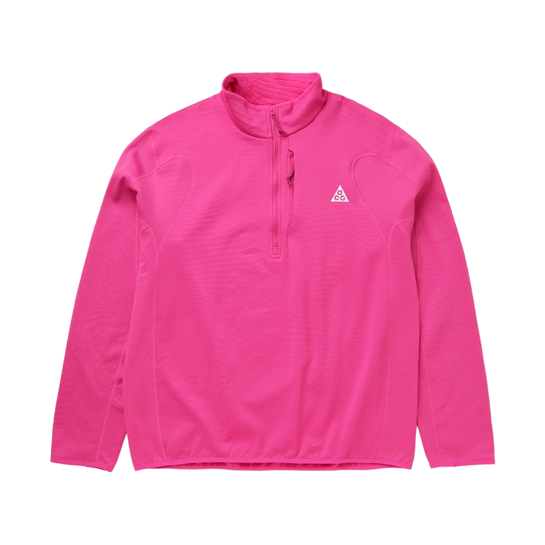 IM4234-698 Nike ACG Wolf Grid Therma-Fit Half Zip Hiking Top Desert Pink Light Crimson - Asia